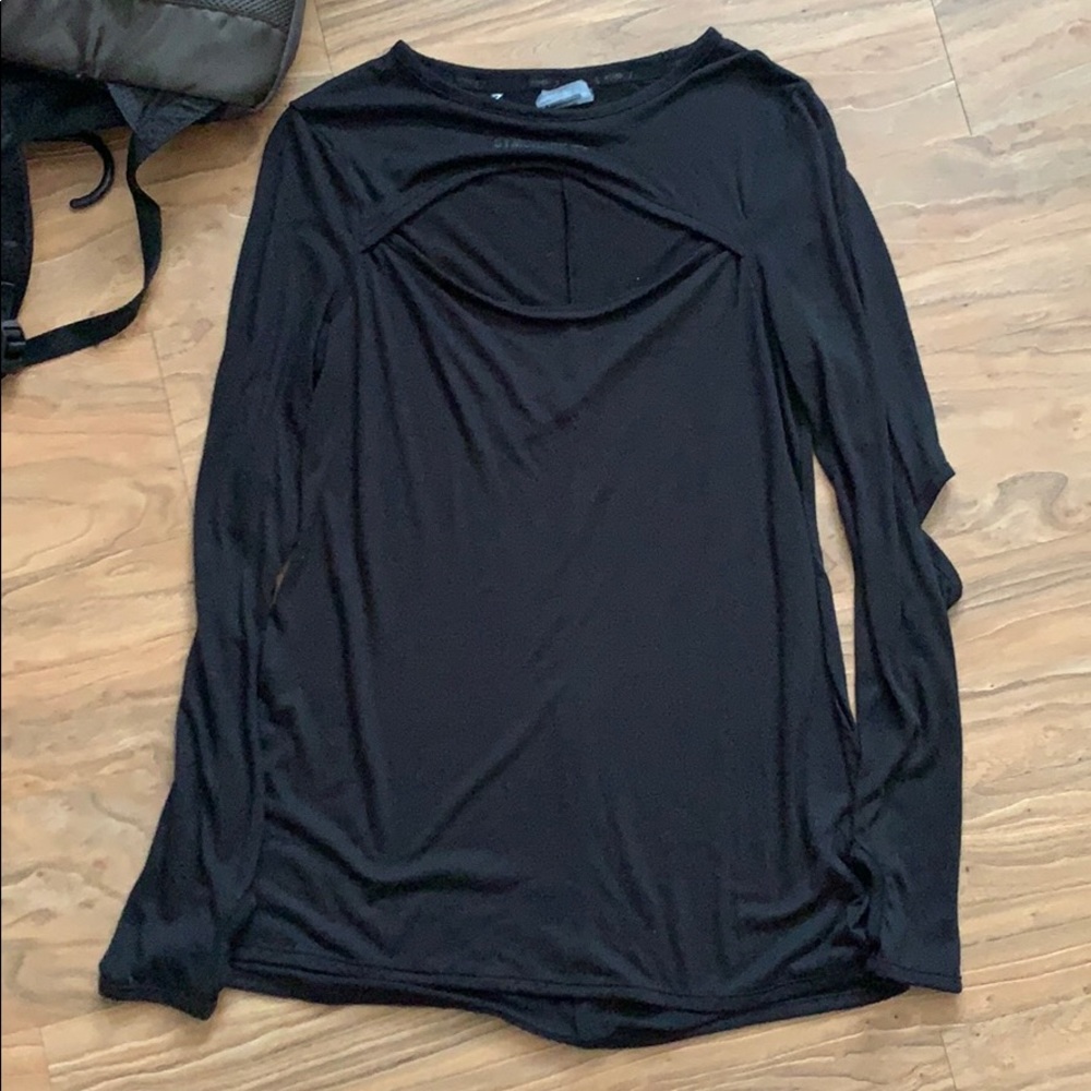 Gymshark Long Sleeve Tee w/ Chest & Elbow Cut Outs